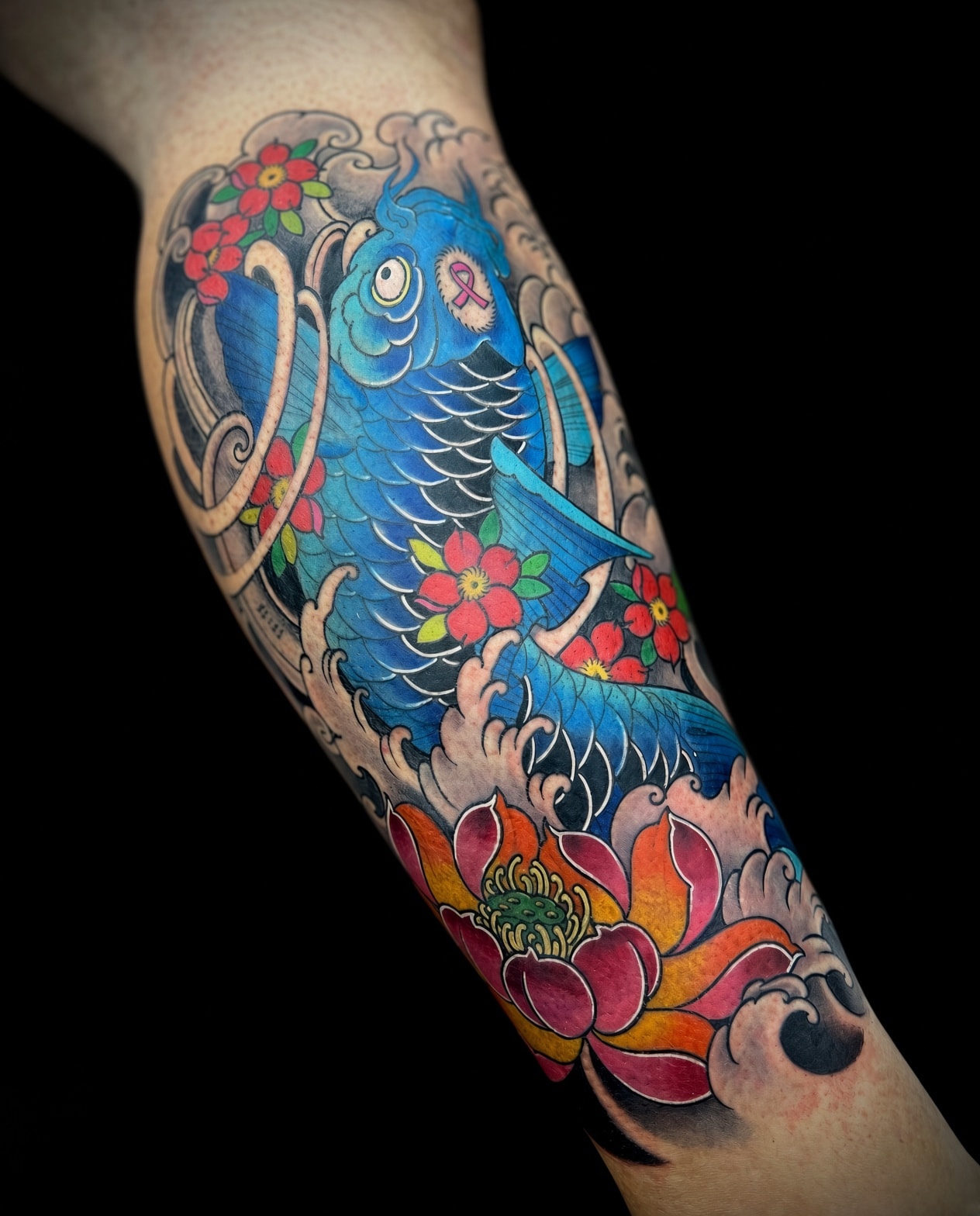 Tatuaje japonés irezumi como imagen de referencia