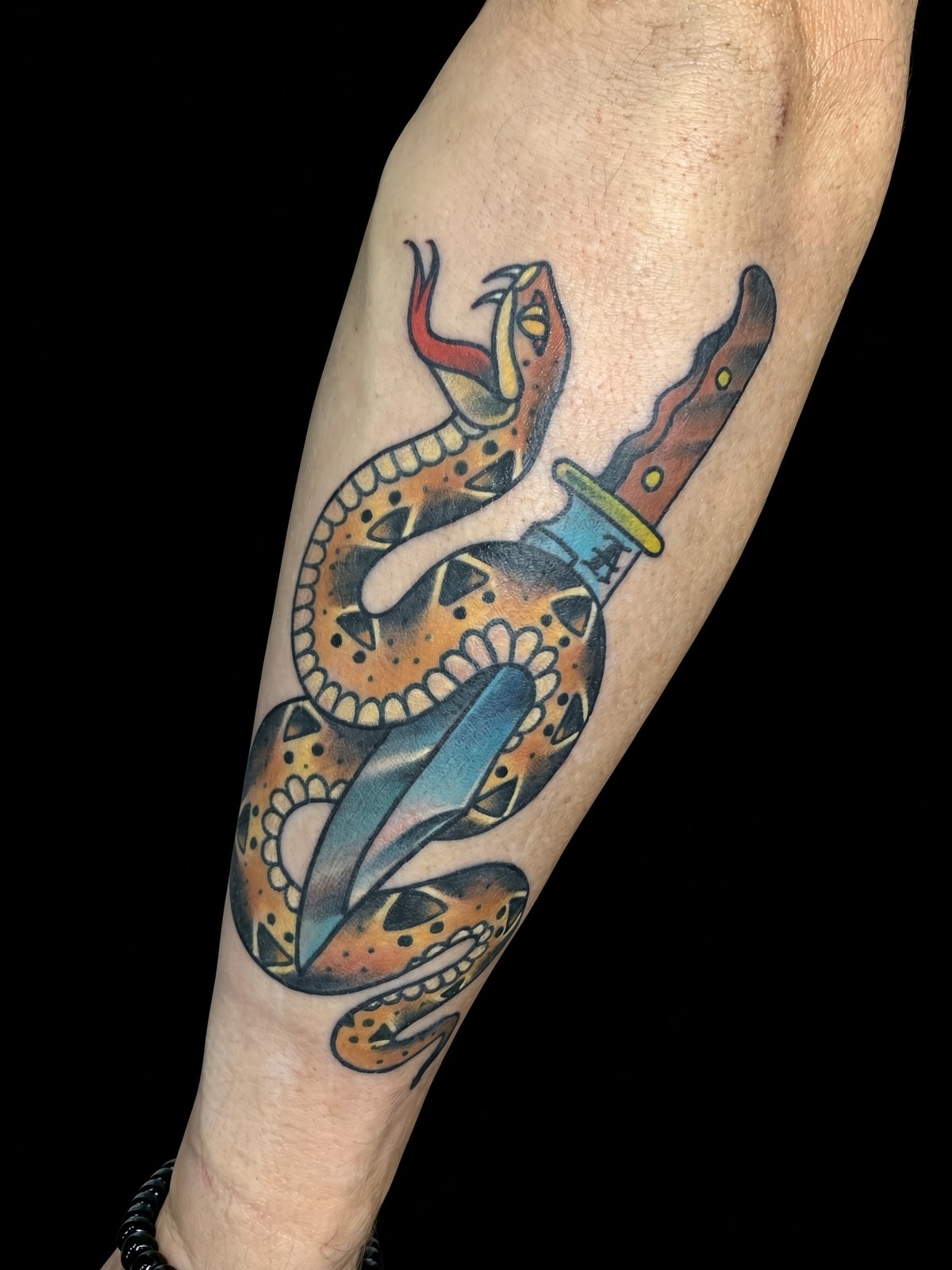 Tatuaje old school como imagen de referencia