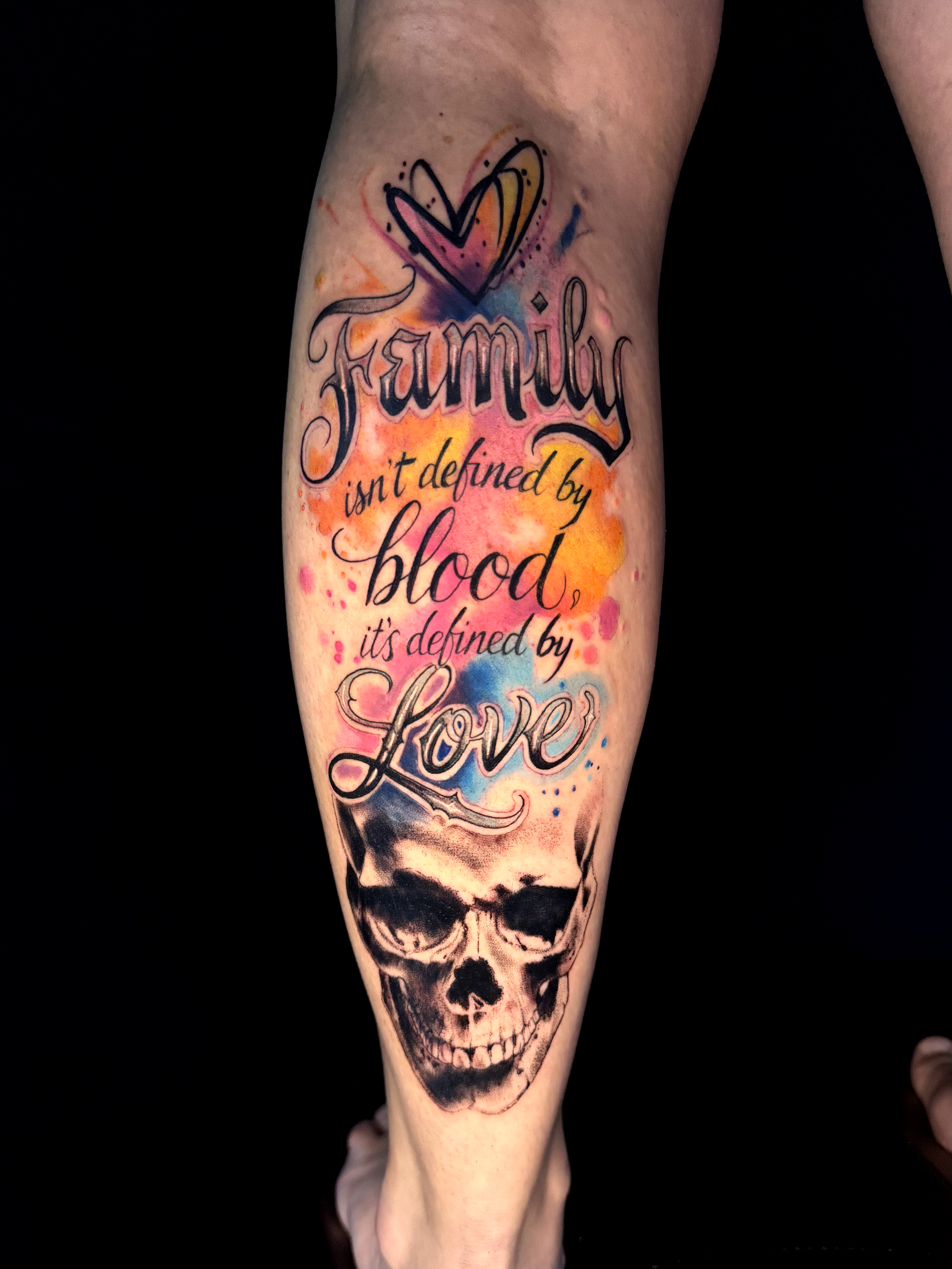 Tatuaje acuarela como imagen de referencia