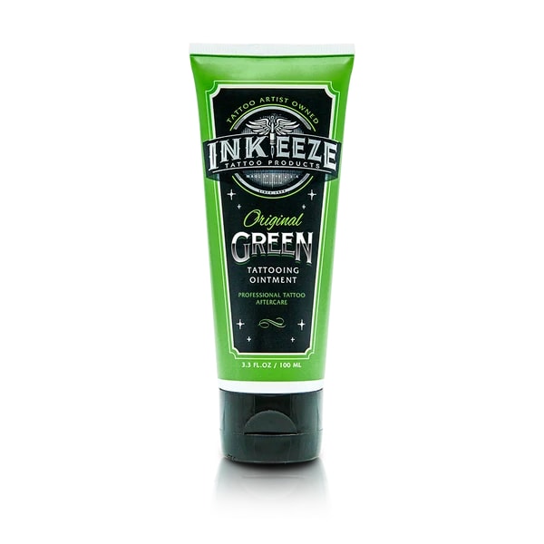 Producto aftercare para tatuajes: Green Glide Tattoo Ointment