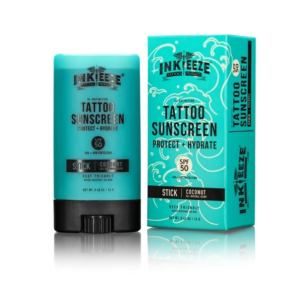Producto aftercare para tatuajes: Sunscreen SPF 50